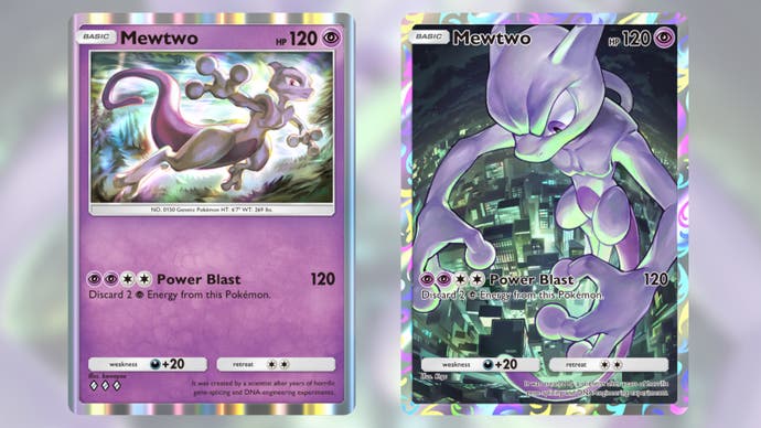 Kartu Pokémon TCG Pocket Mewtwo.