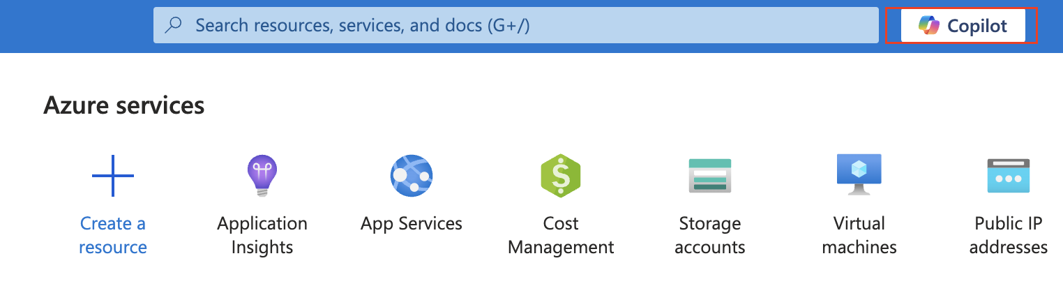 Copilot in Azure portal