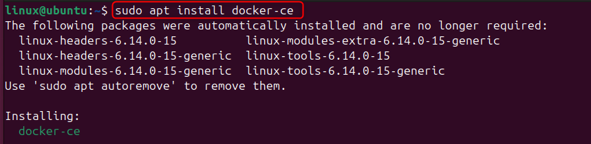 install docker engine