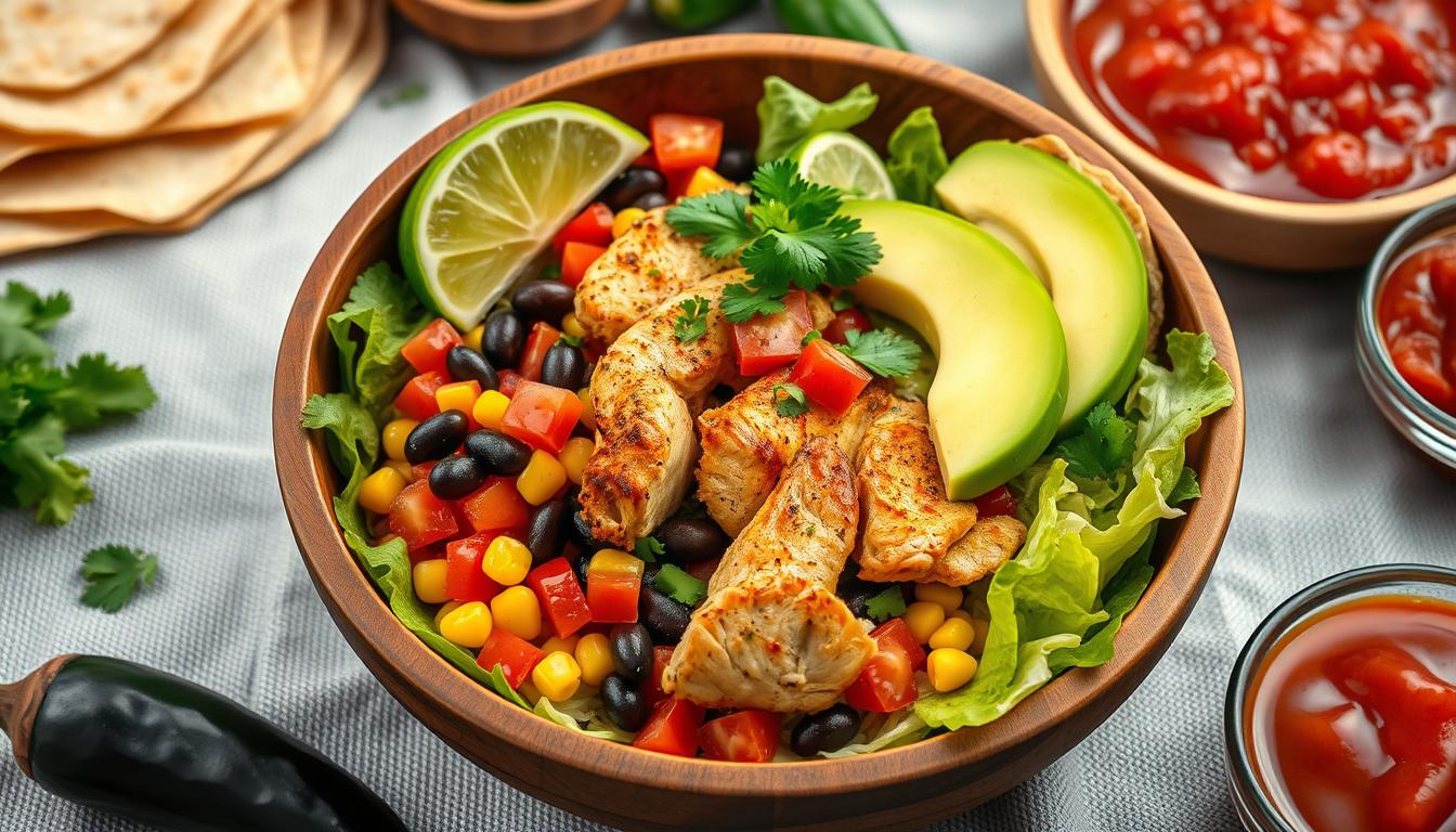 chicken taco bowl recipe