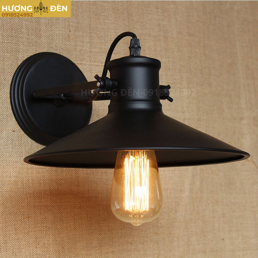 Đèn gắn tường kiểu công nghiệp hình phễu VT04
