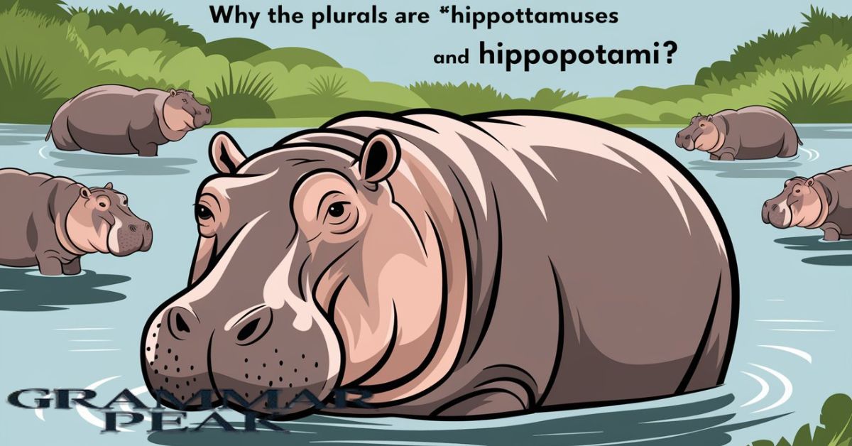 Why the Plurals are both “Hippopotamuses” and “Hippopotami”?