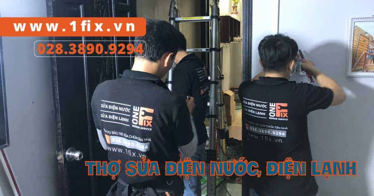 Dịch vụ sửa điện nước tại nhà tp.hcm của 1FIX