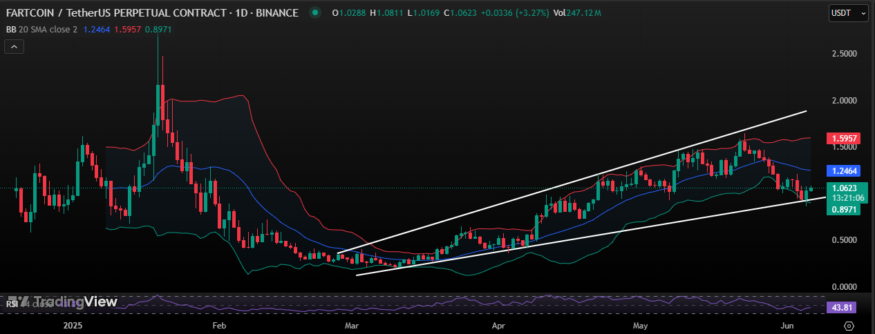 Fartcoin Price Chart