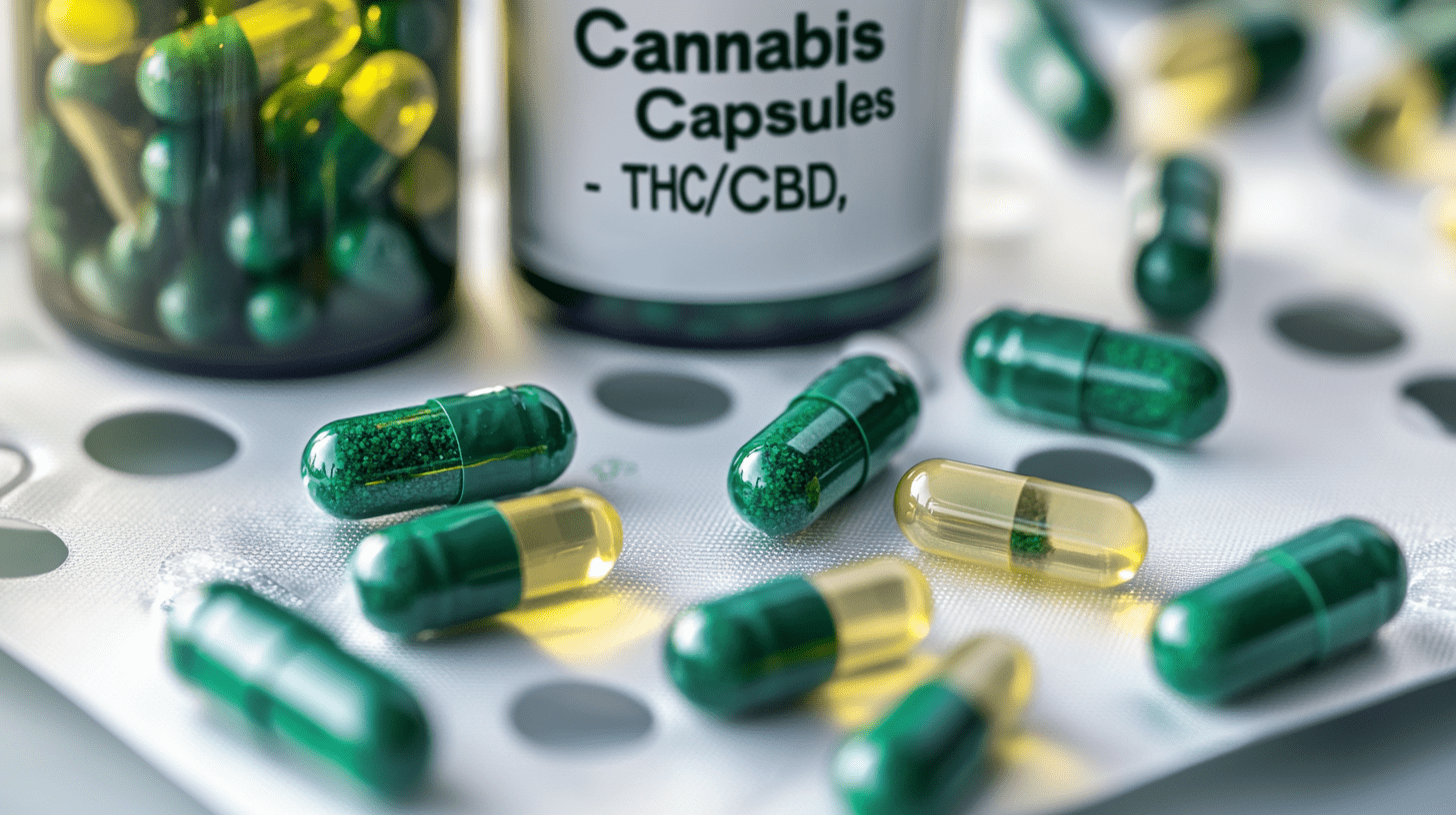 Cannabis capsules and pills as a smoke-free alternative for THC consumption