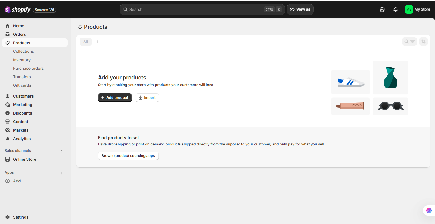add products