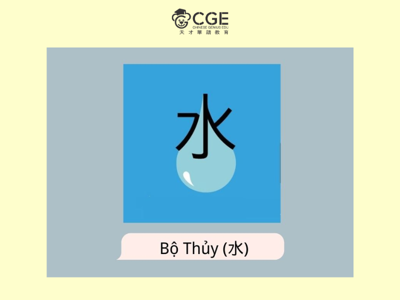Bộ thuỷ trong tiếng Trung 6