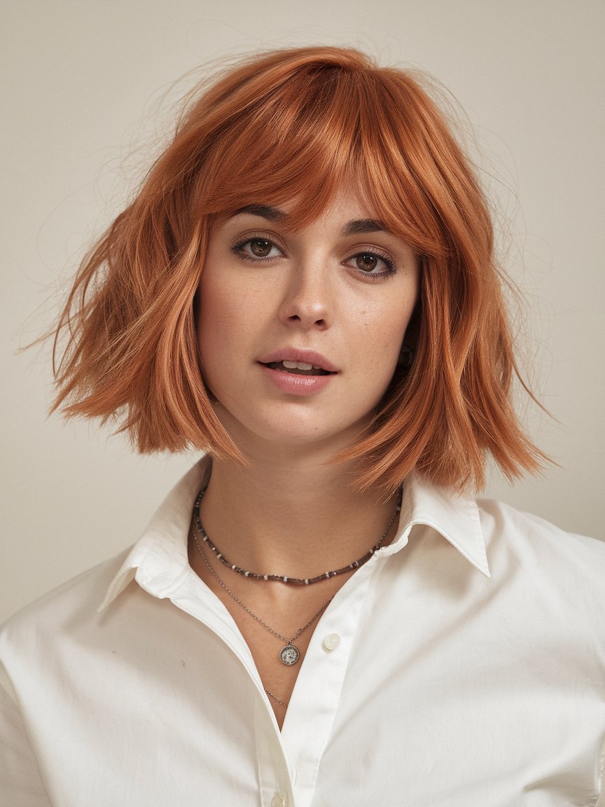 12. Copper French Bob