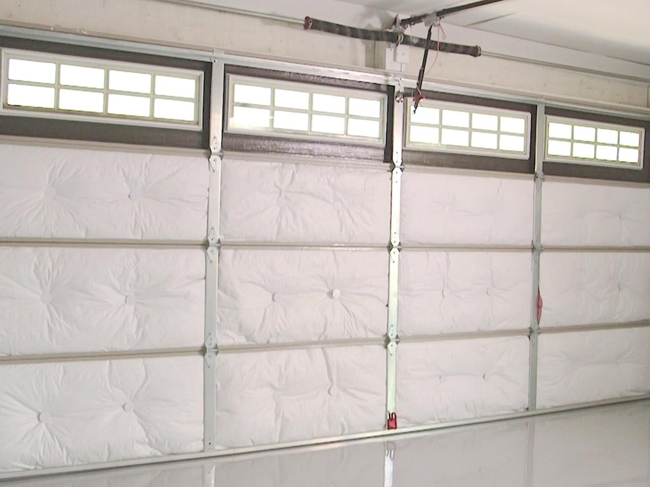 can you insulate a garage door