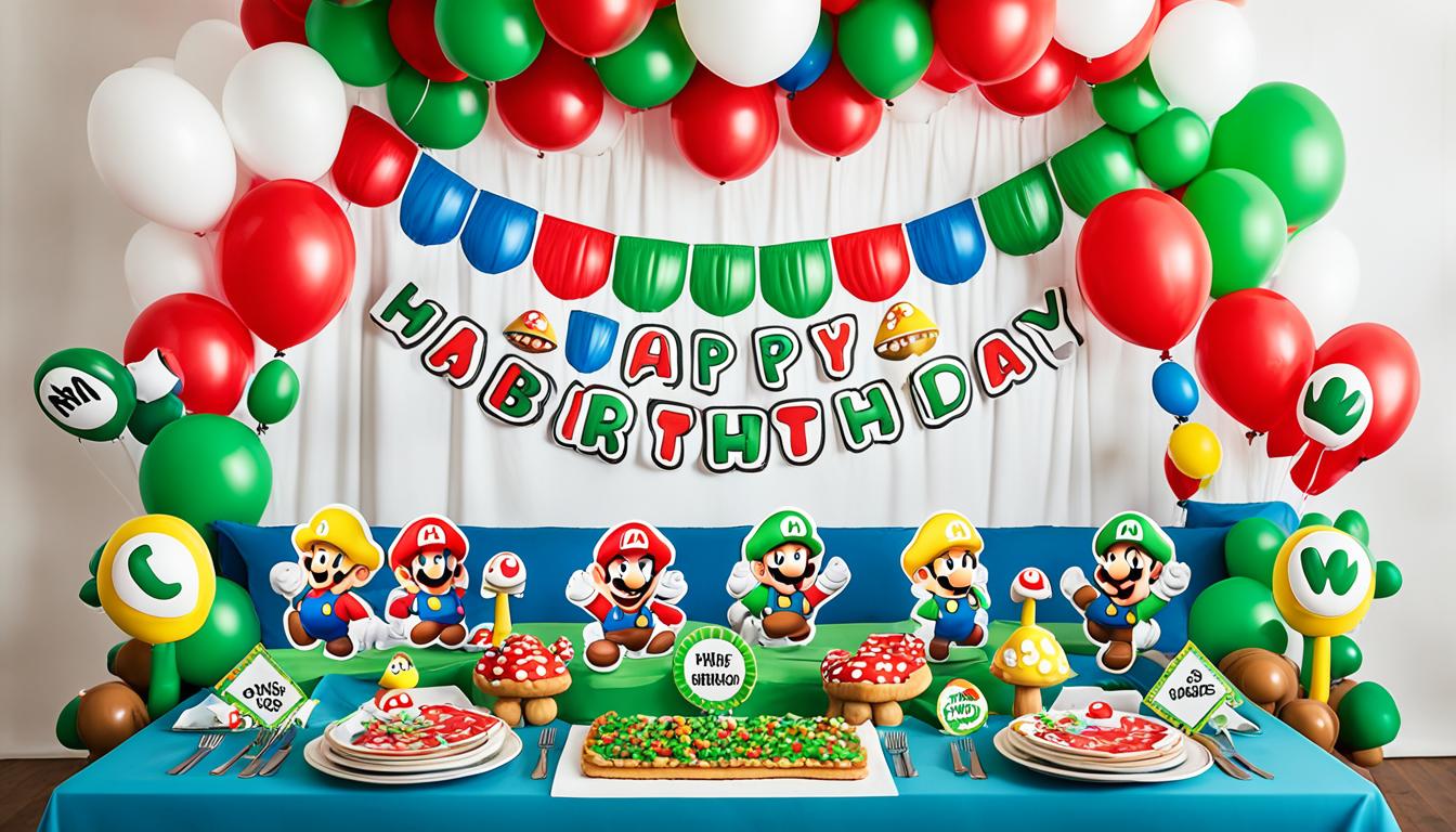 super mario decorations