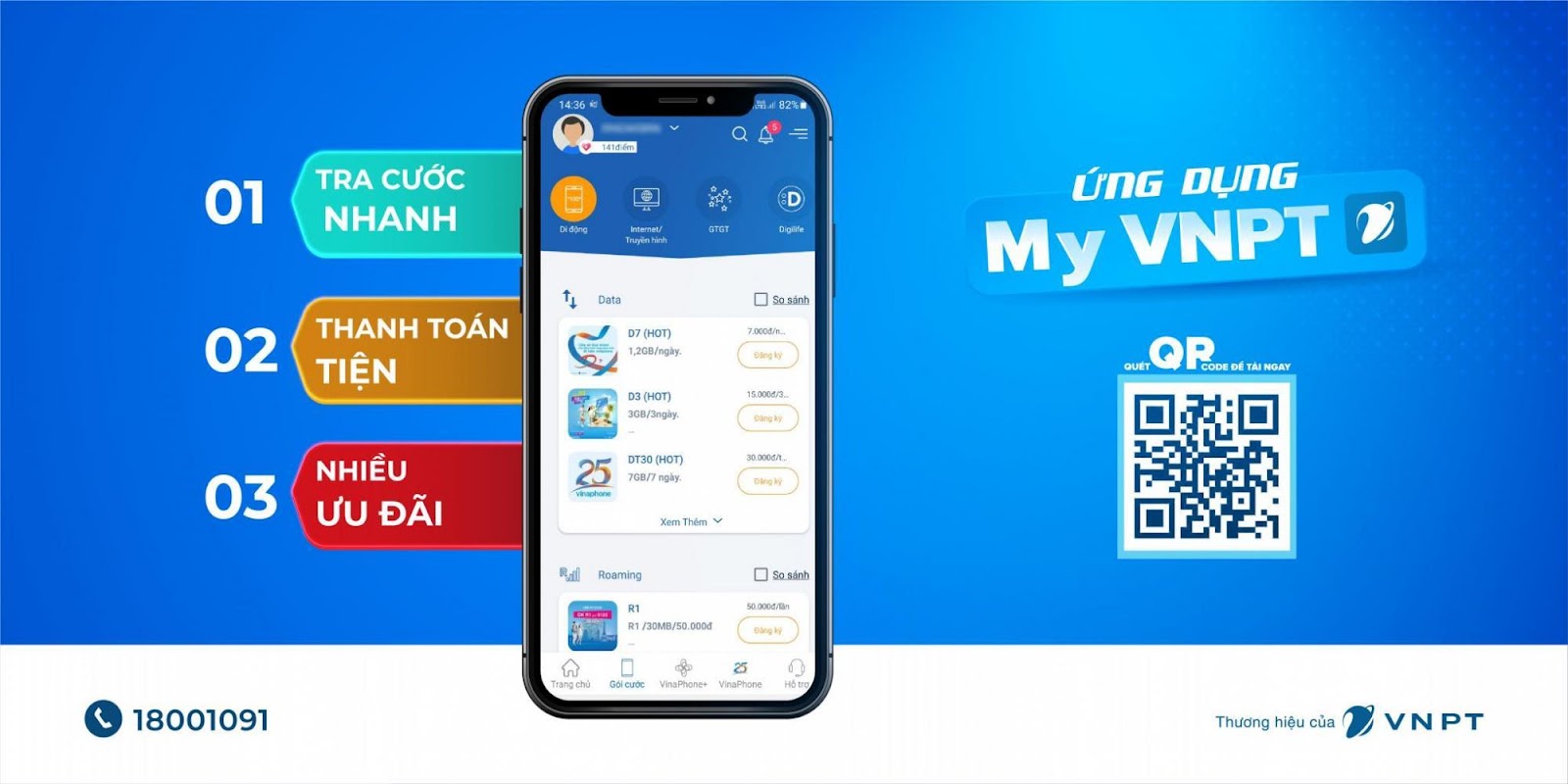 cách đăng ký 4g sim vinaphone