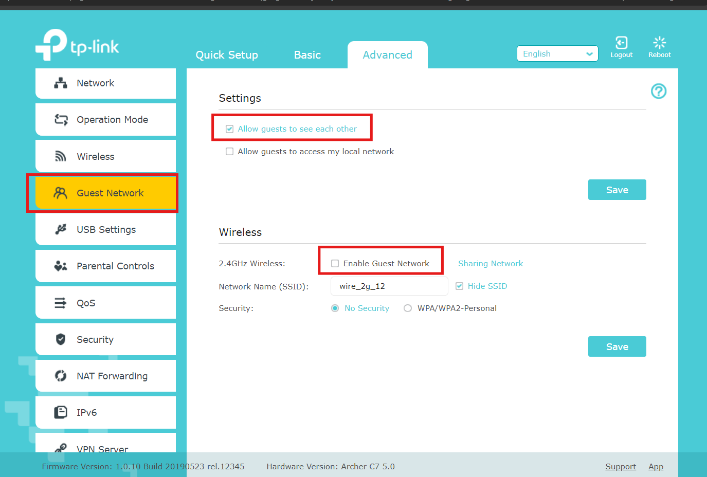 Guest Network