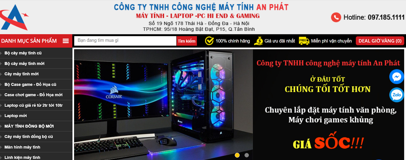 Shop máy tính cũ uy tín, giá tốt hàng đầu tại Hà Nội