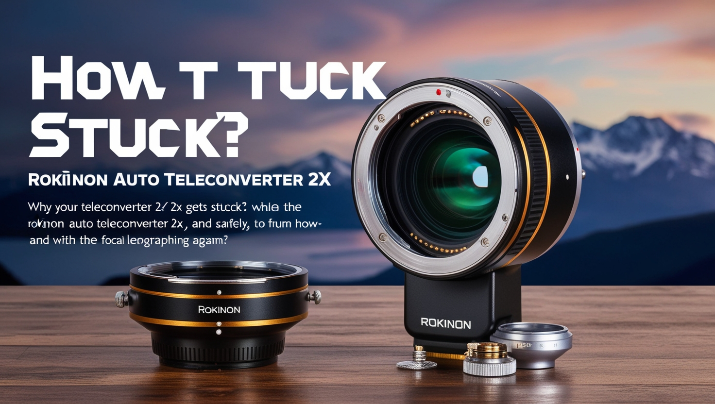 Rokinon Auto Teleconverter 2X Stuck