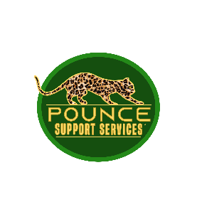 A logo with a leopard in the middle

Description automatically generated