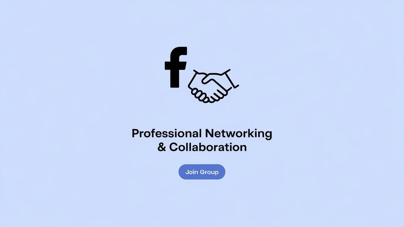 Professional Networking and Collaboration Facebook groups.