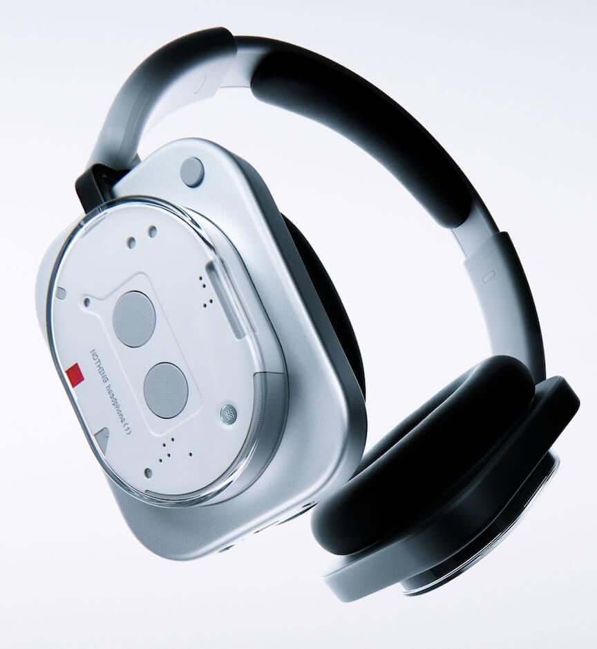 Nothing Headphone (1) in white color.