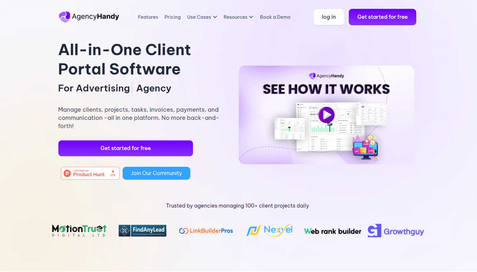 Agency Handy Homepage