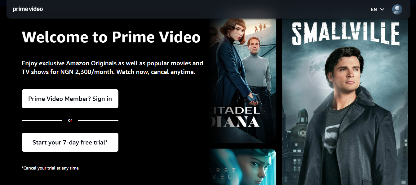 Prime Video No Ads