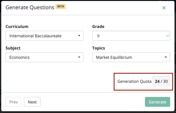 AI-Generated Quizzes in Teamie