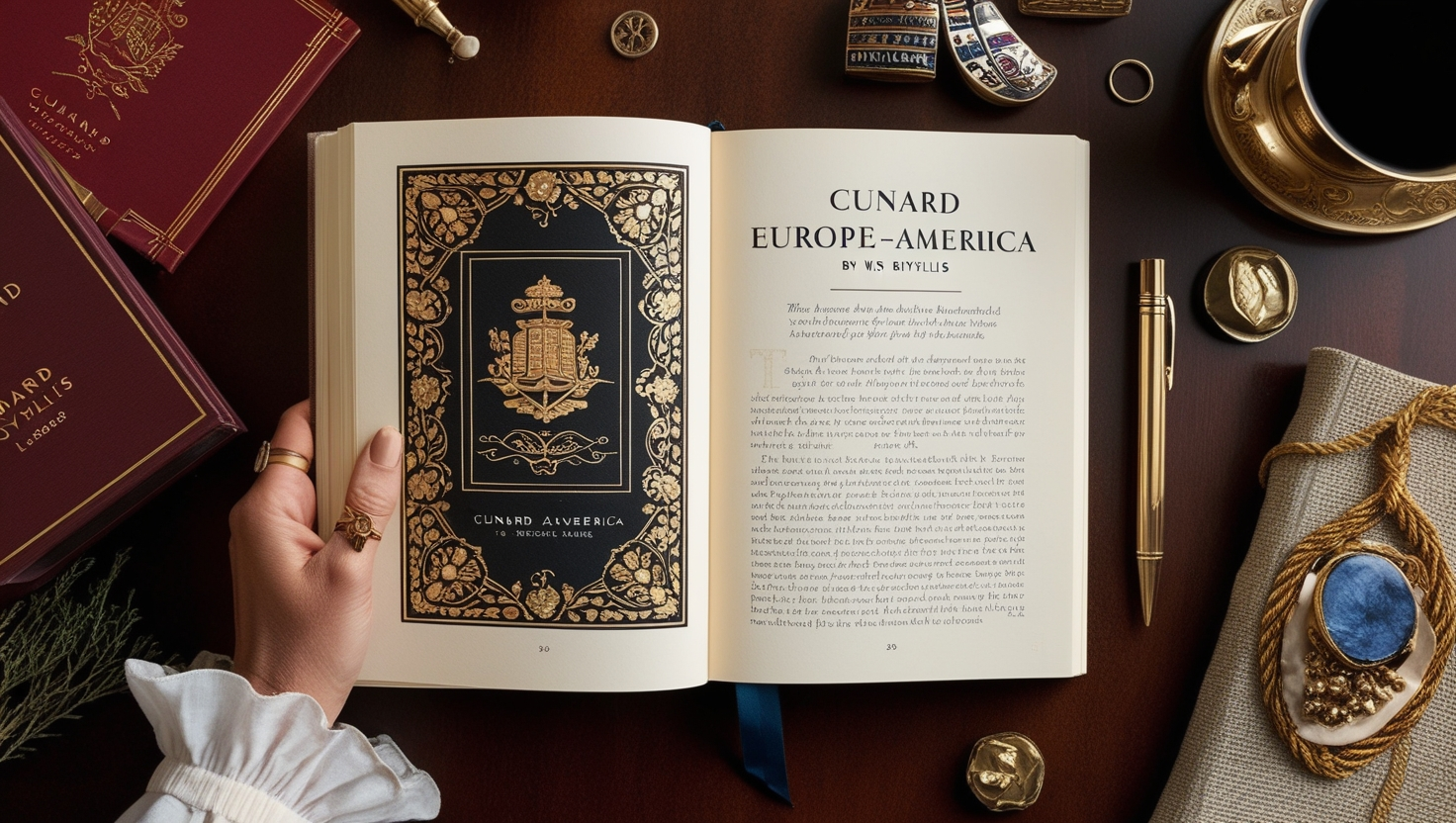 Cunard Europe-America by W.S. Bylitylis