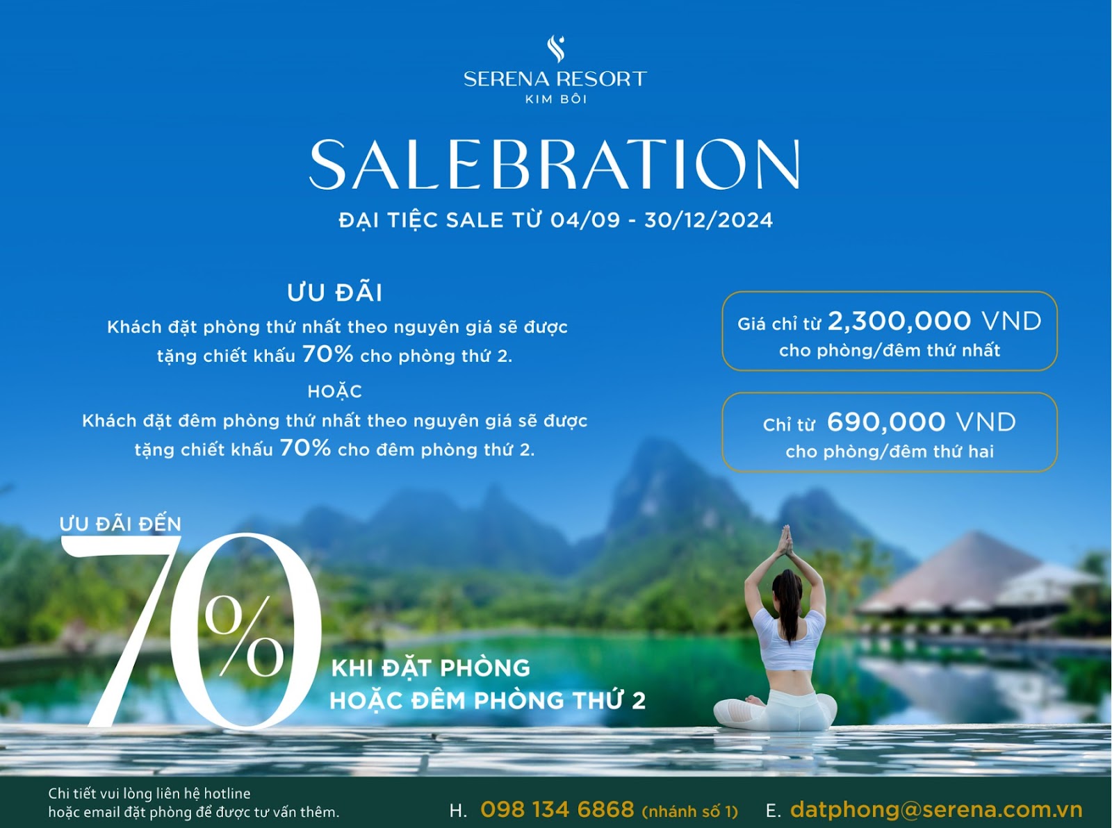 Ưu đãi đại tiệc Salebration
