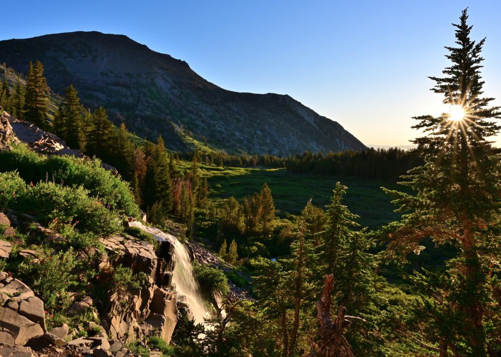 Galena Creek Falls along the Tahoe Rim Trail.