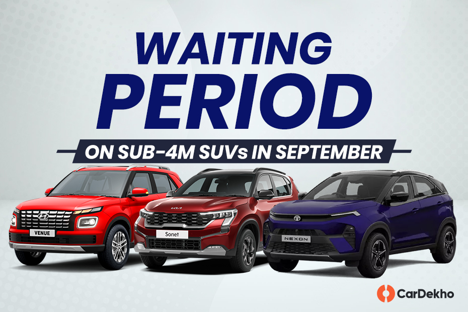 Waiting Period on sub-4m SUVs in September