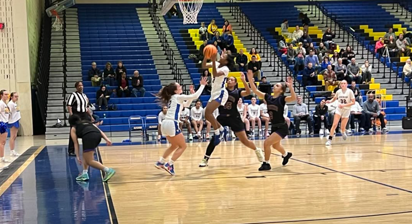 Girls basketball game at Robinson Secondary School against Lake Braddock Secondary School. 