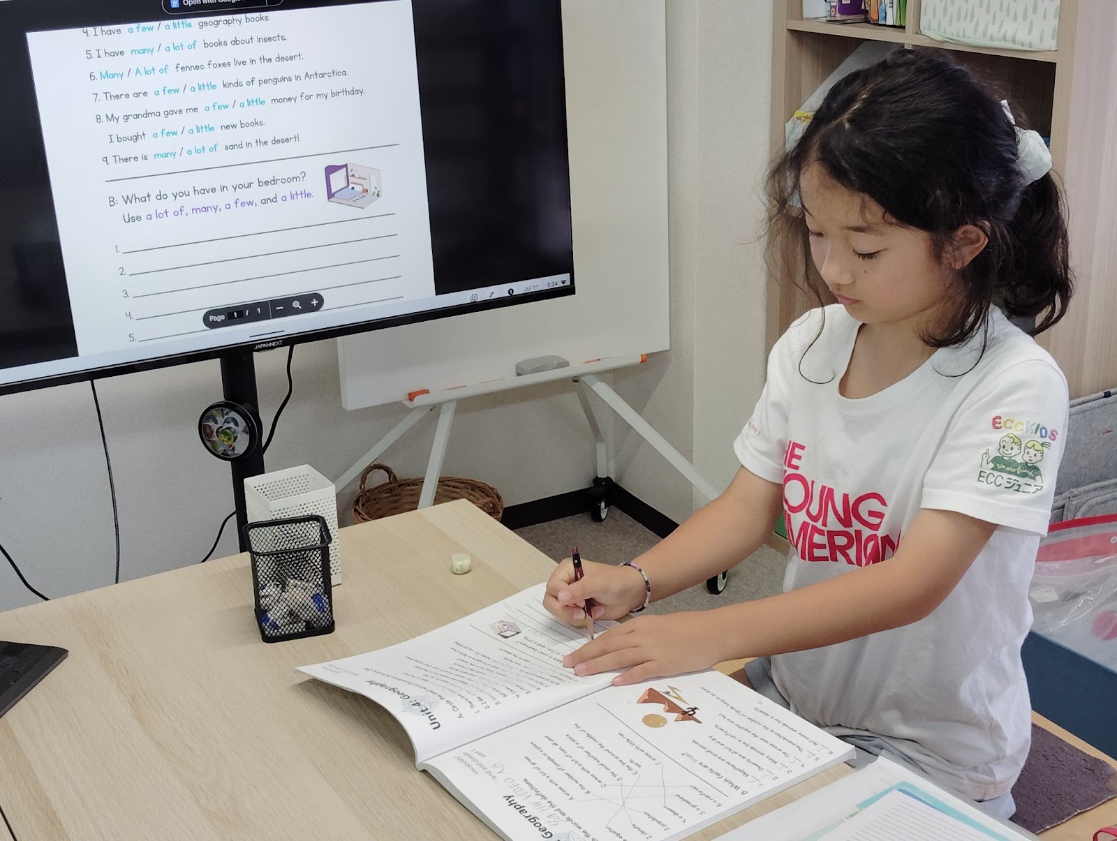 「英語を学ぶ」から「英語で学ぶ」レベルを目指す。アメリカ人女性がオーナーの英会話スクール。CLIL、Flipped Classroom（反転レッスン）を東北でいち早く導入