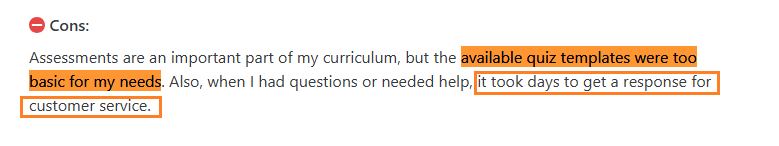 Teachable cons