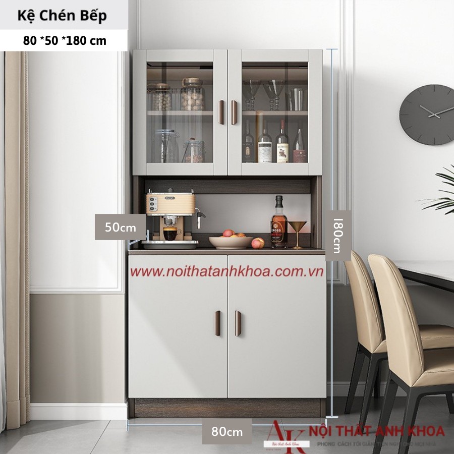 Tủ Đựng Chén Bát Thông Minh Gỗ MDF Cao Cấp Giá Rẻ