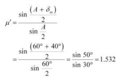 NCERT Solutions for Class 12 Physics Chapter 9 - Ray Optics And Optical Instruments