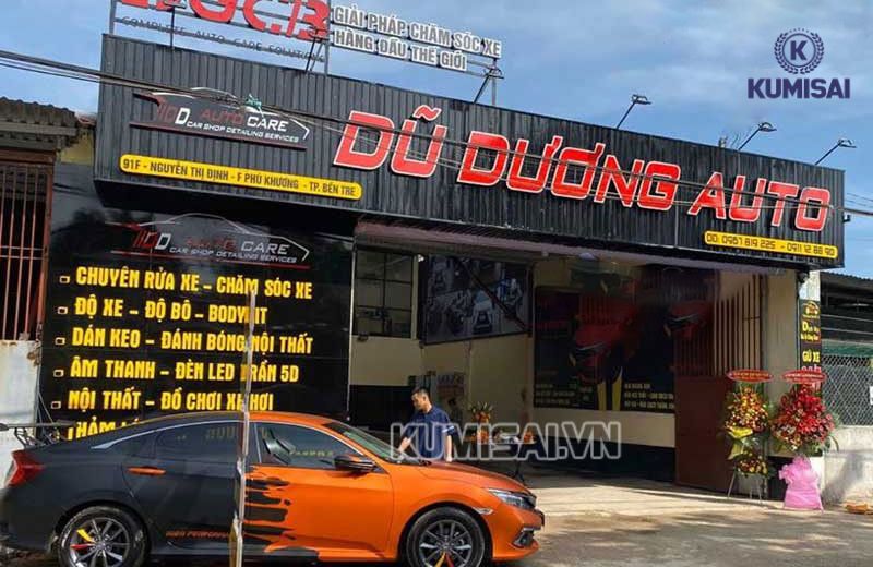 Tiệm rửa xe Dũ Dương Auto tại Bến Tre