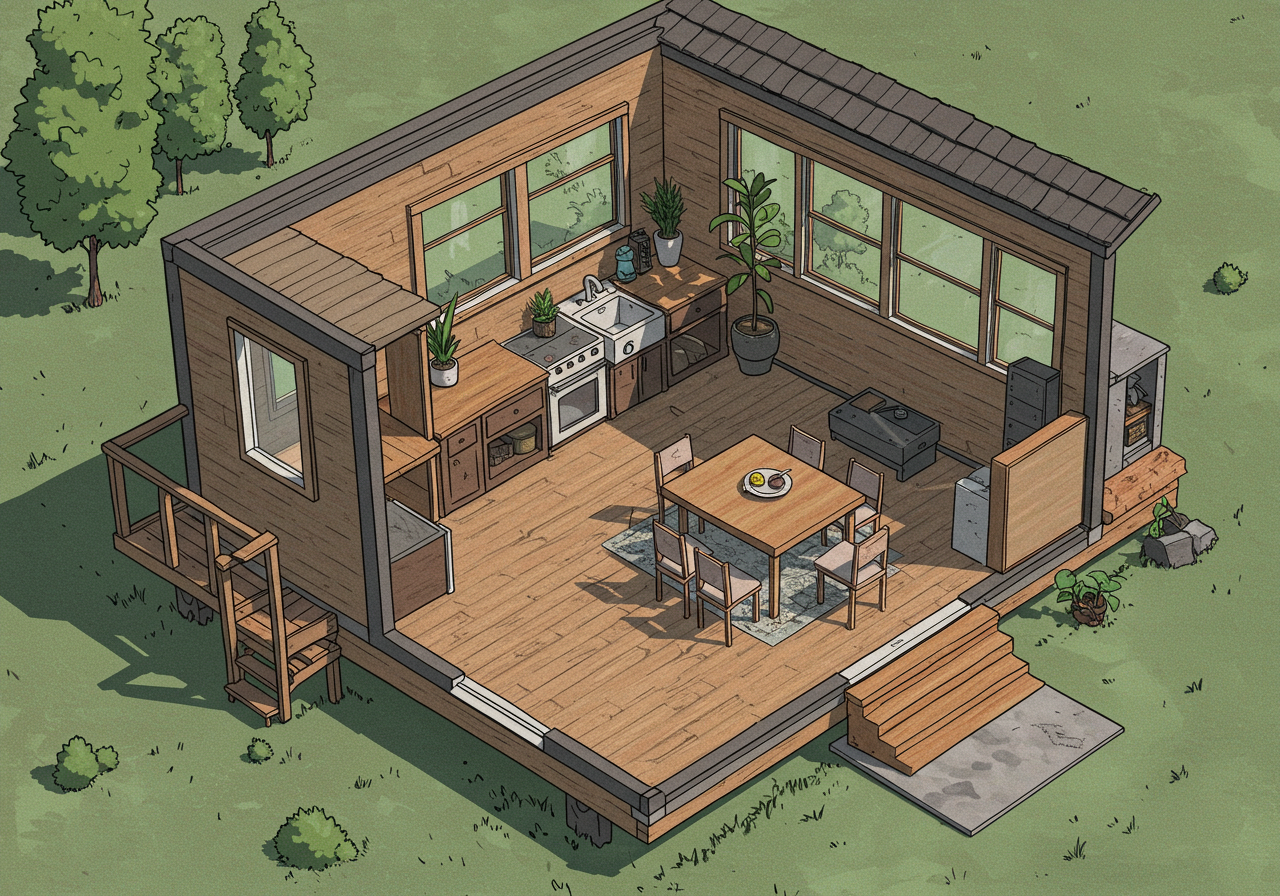 Floor Plan Templates for Custom Tiny Homes