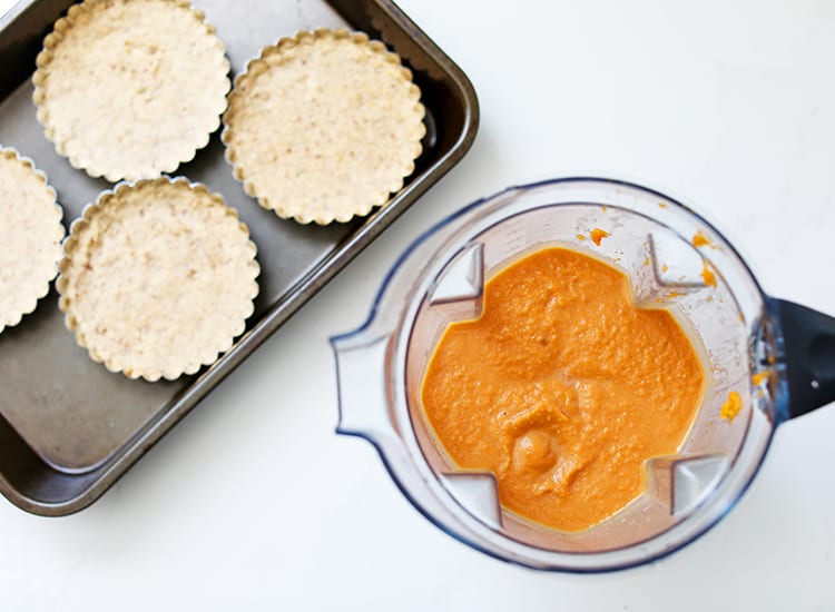 sweet potato mini pies blender