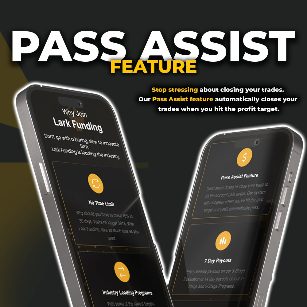 Lark Funding Introduces Pass Assist Feature for Stress-Free Trading