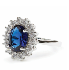 A blue and white ring

AI-generated content may be incorrect.