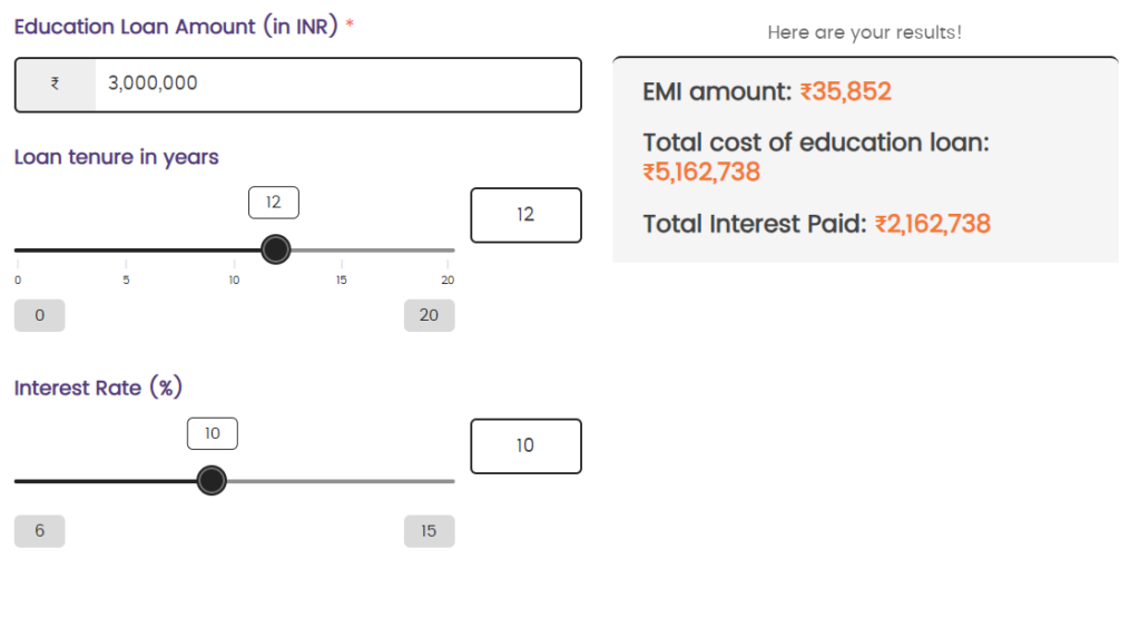 compare education loans