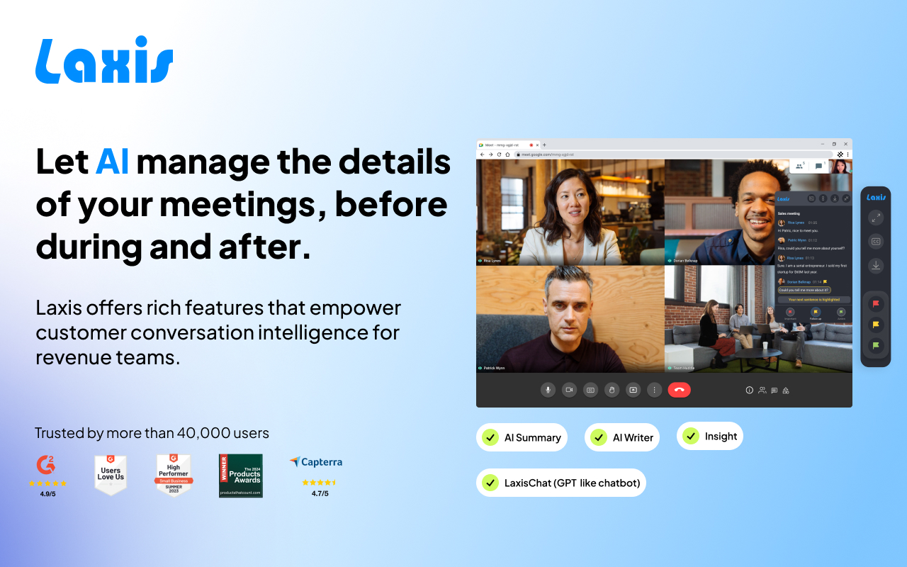 Laxis Review: AI-Powered Meeting Tool Revolutionizing the Way You Work
