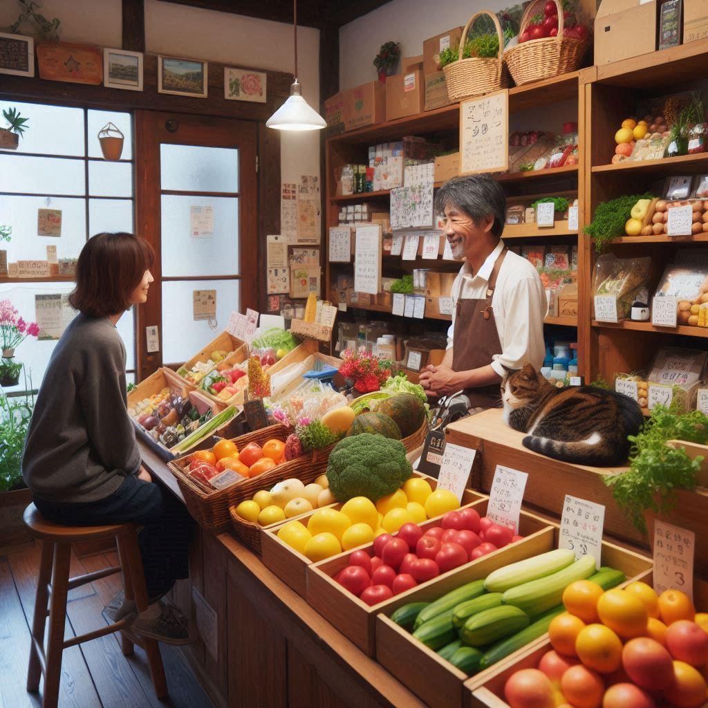 A wholesale where 10-cent vegetable seed packets are sold 