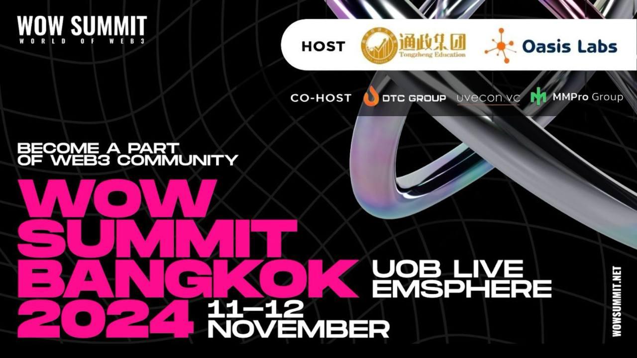 WOW Summit: Bangkok to Host the Defining Innovation Event of the Year, Shaping the Future of Blockchain, Web3, AI, Mobility, and FinTech