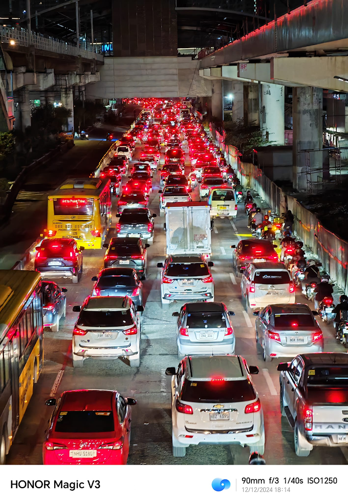 Manila traffic during the holiday season - 2024 