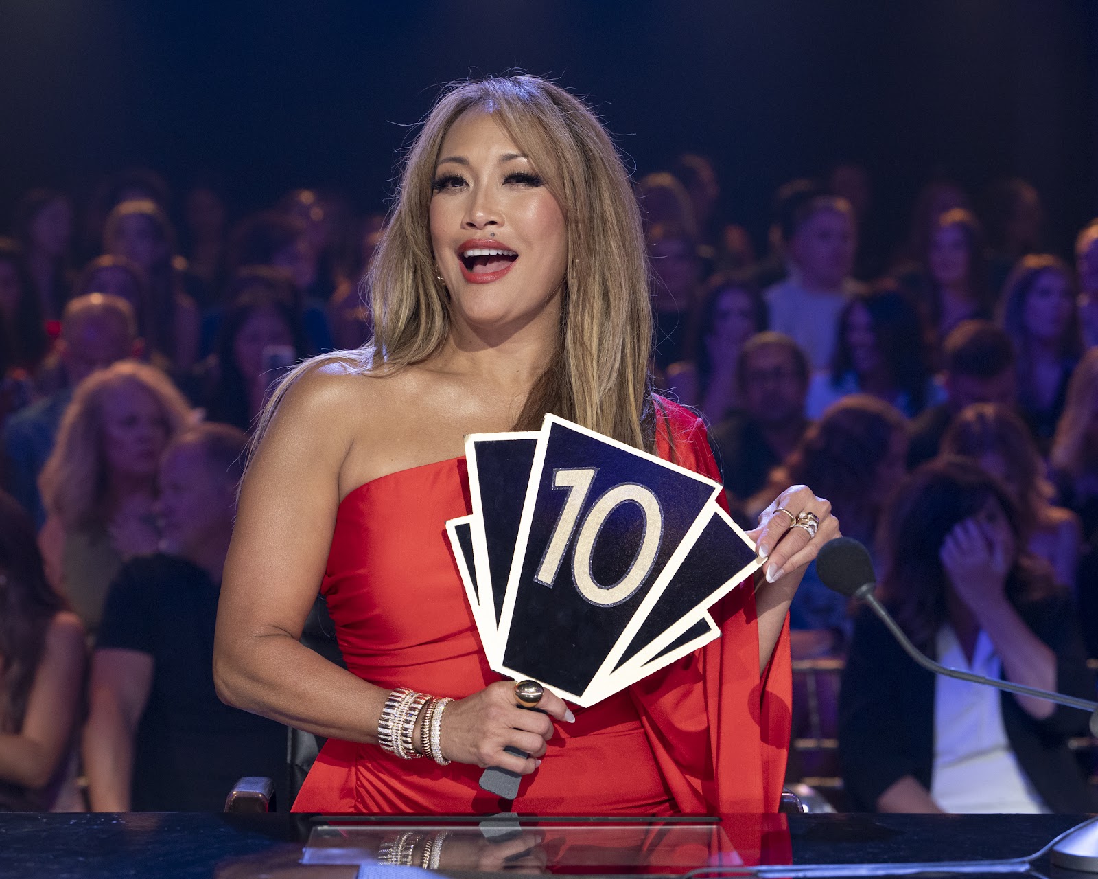 Carrie Ann Inaba on "Dancing with the Stars" on September 17, 2024 | Source: Getty Images