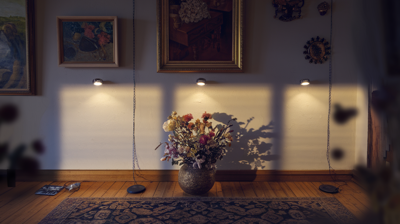 gallery wall light over 3x3 battery operated
