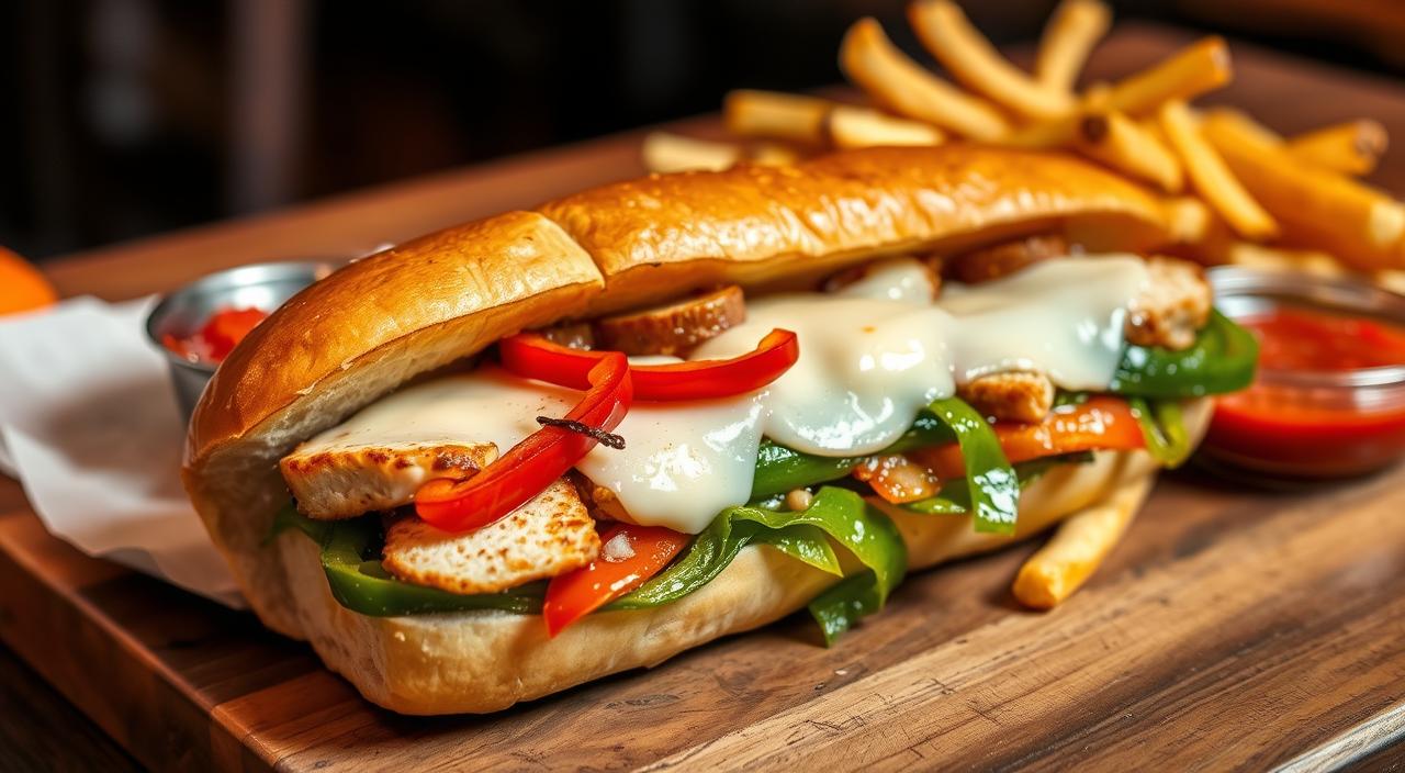 Chicken Philly Cheesesteak