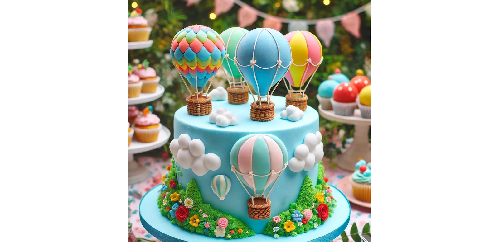 Hot Air Balloon Cake