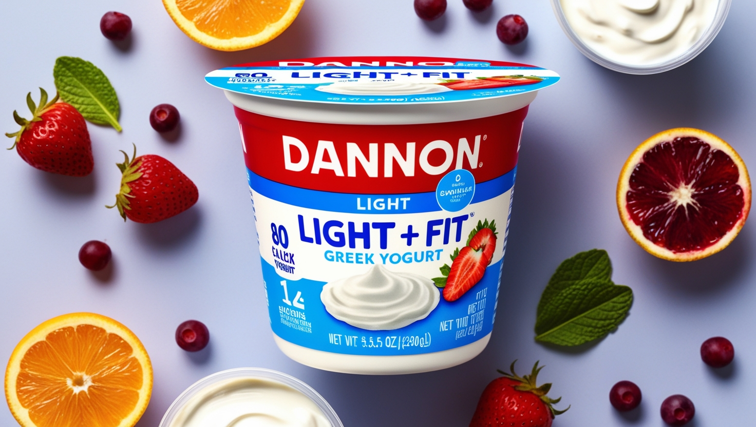 Dannon light and fit Greek yogurt