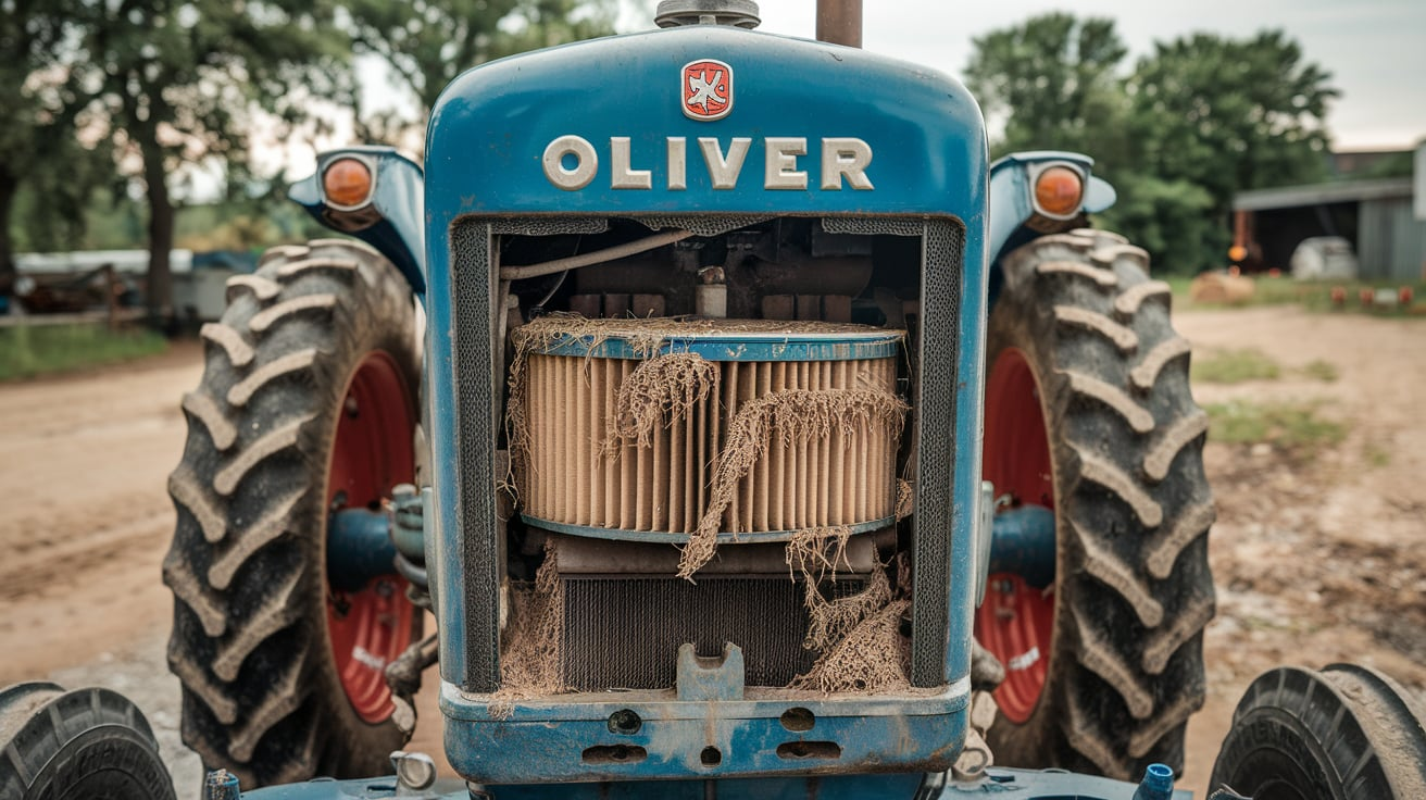 1959 Oliver 550 Tractor Air Filter Replacement