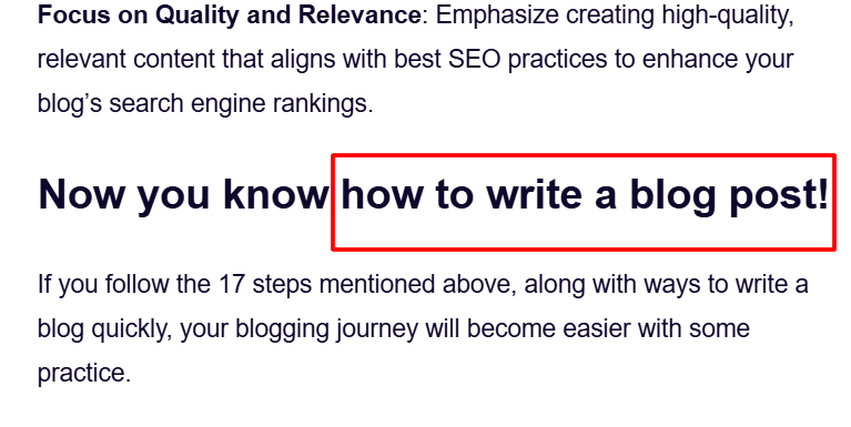 Use the primary keyword naturally.